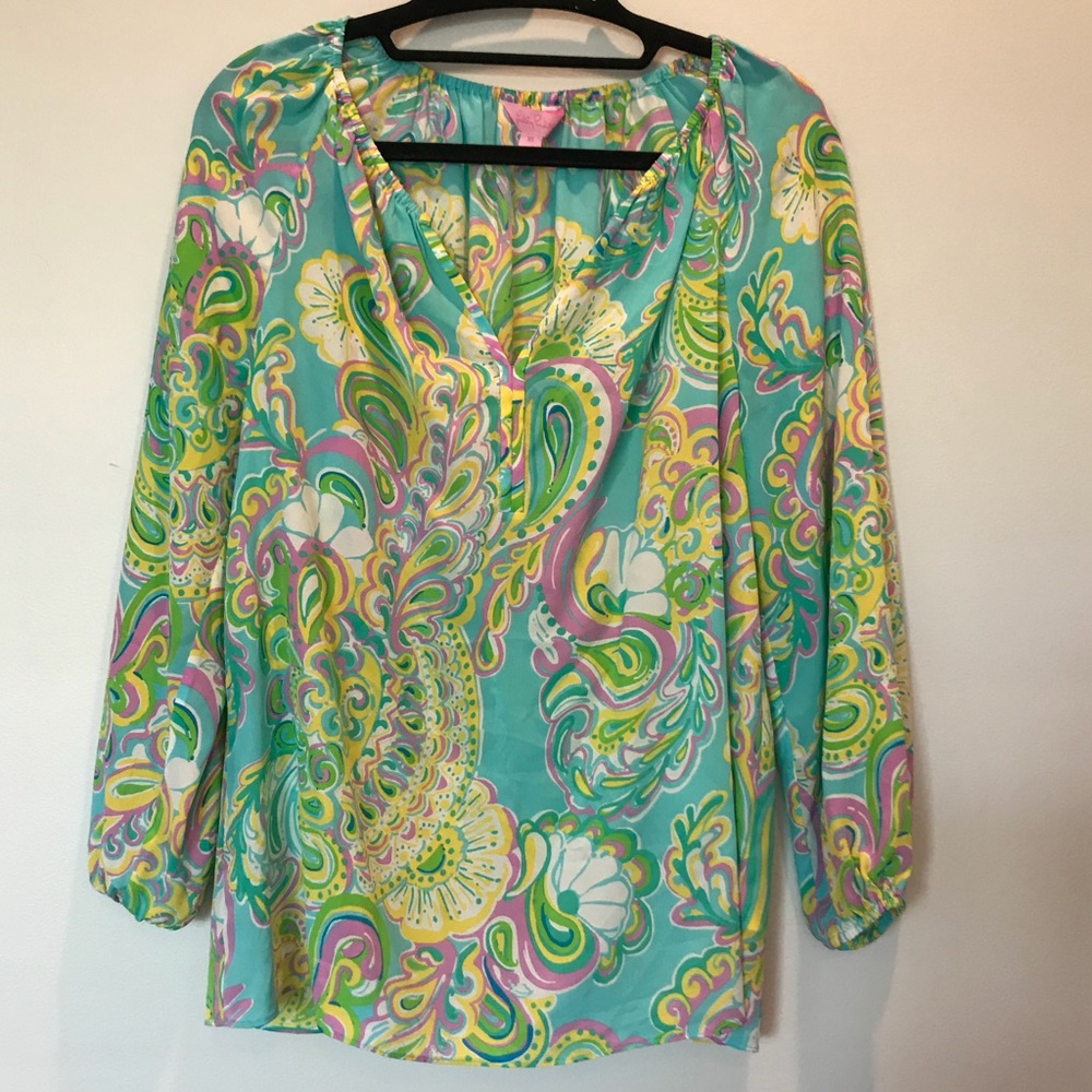 Lilly Pulitzer Silk Top